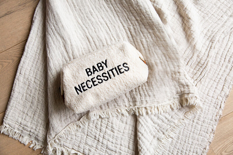 Baby Necessities Toiletry Bag - Teddy - Off White