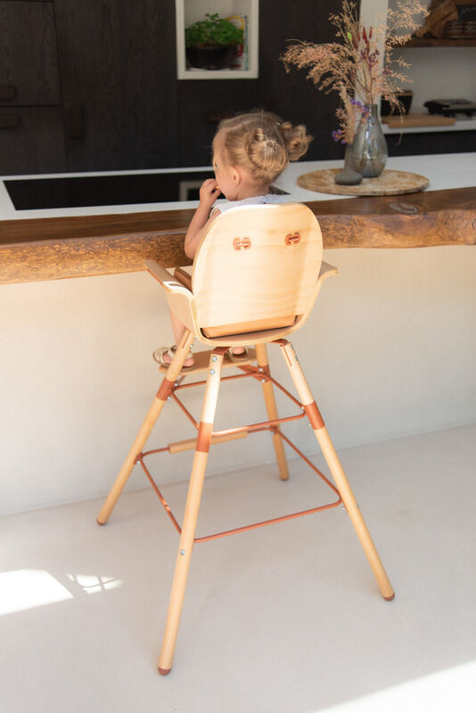 Evowood Hochstuhl - Natural Rost