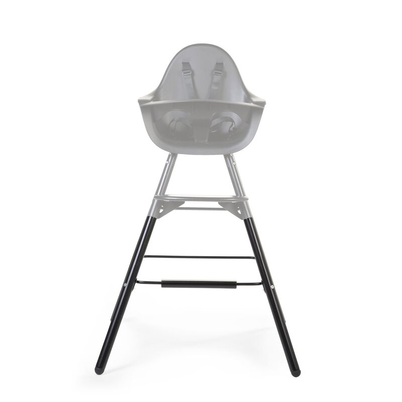 Evolu Extra Set Lange Beine + Fu&szlig;st&uuml;tze - Holz - Schwarz