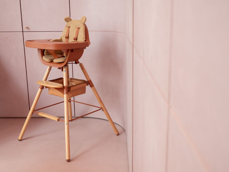 Evolu Extra Set Lange Beine + Fu&szlig;st&uuml;tze - Holz - Rost