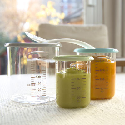 3 portion set  old pink/windy blue/grey