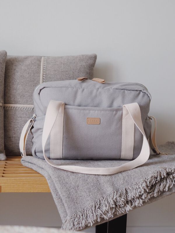 Bolso cambiador Paris pearl grey