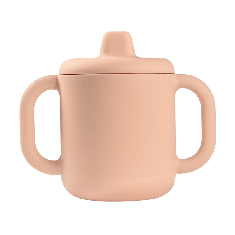Taza de aprendizaje de silicona pink