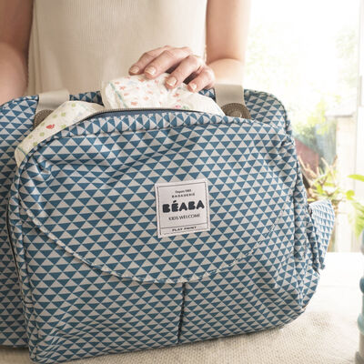 Changing bag Geneve II Playprint blue