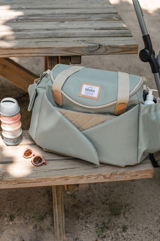 Sydney changing bag sage green