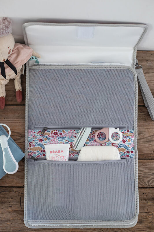 Geneve changing station mirage grey/floral