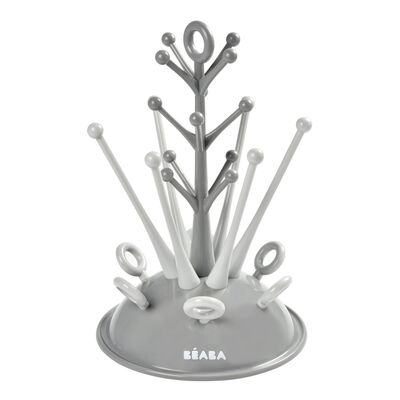 Tree baby bottle drainer grey