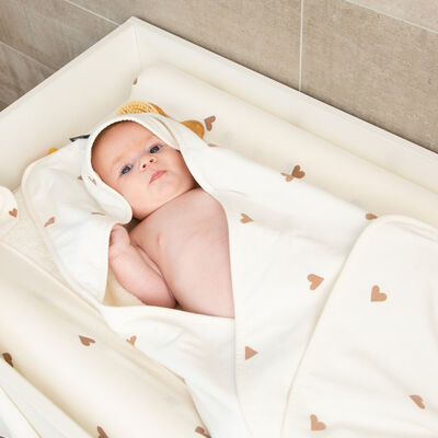 Changing Mat Cover - Jersey - Hearts