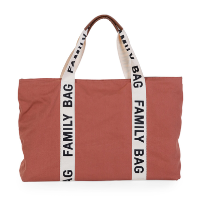 Family Bag Nursery Bag - Signature - Canvas - Terracotta