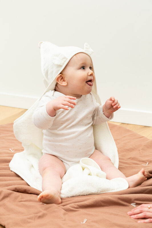 Cape De Bain + Gant - 80x80 Cm - Muslin / Terry Teddy