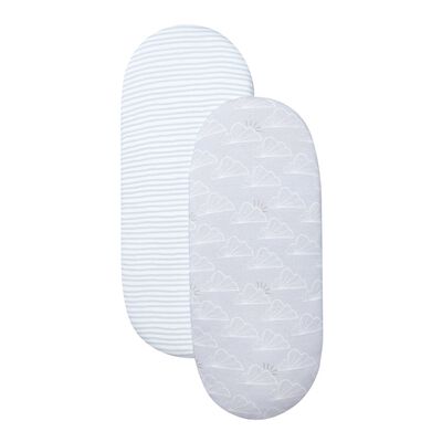 B&eacute;aba by Shnuggle - Set of 2 fitted sheets