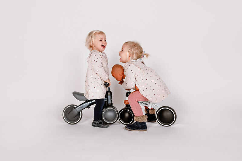 My First Bike Toddler Balance Bike - Metal - Grey