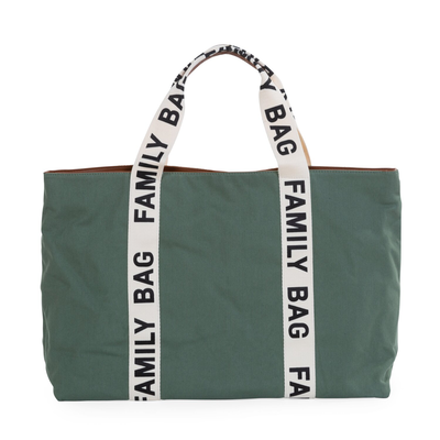 Family Bag Wickeltasche &ndash; Signature-Look - Canvas - Grun