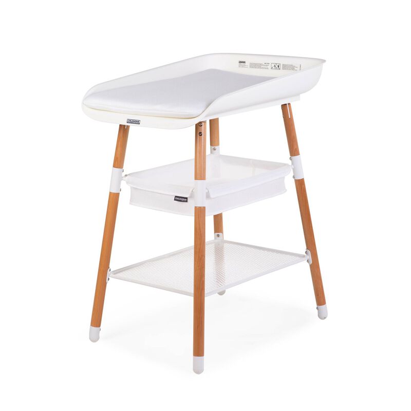 Evolux Changing Table - Natural White