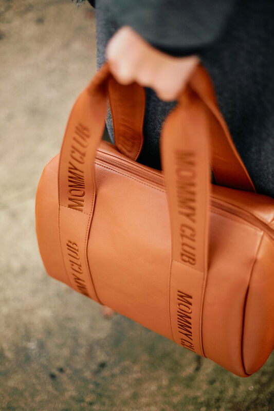 Mommy Club  Nursery Bag - Signature - Vegan Leather - Brown