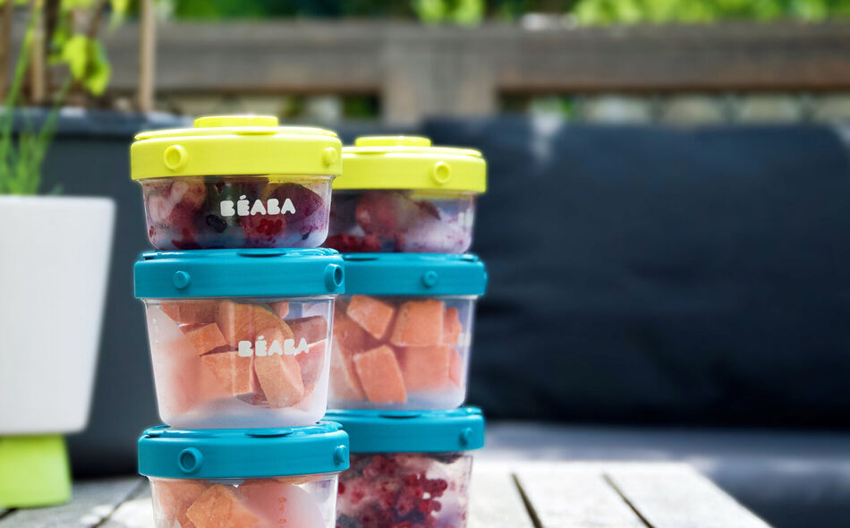 2nd stage 6 portion interlocking set 200 ml neon