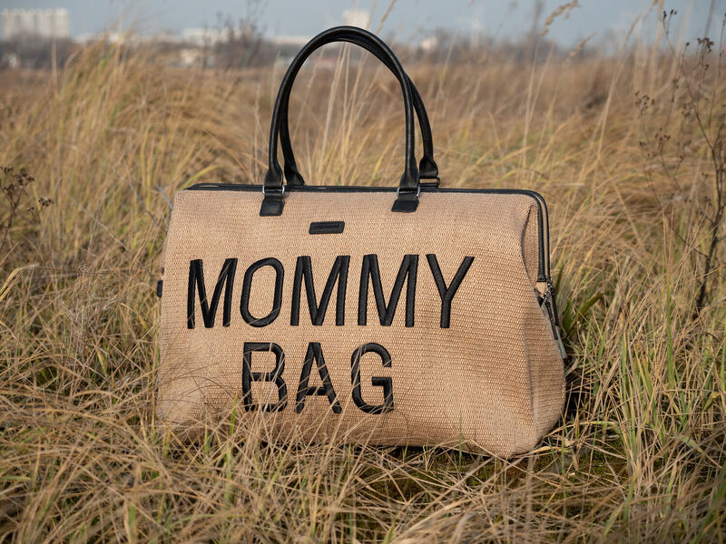 Mommy Bag &reg; Wickeltasche - Raffia look